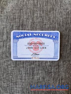 Printable USA SSN photolook gray jeans background real example